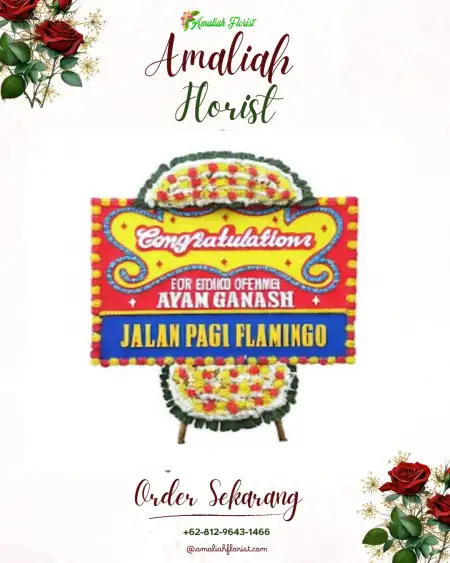Sewa Papan Bunga Lokasi Pernikahan Sentul